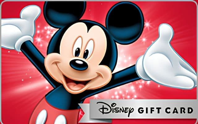 Disney gift card